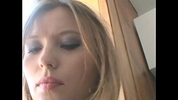Preview 3 of Miku Ohashi Di Entot D Kursi - Katrina having her pussy wet in her kitchen