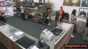 Preview 1 of Hindi Feet - Latina convinced to fuck at the pawnshop