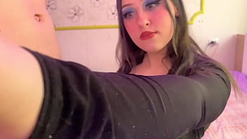Preview 2 of Eiglish Tecsher Mom - Worshipping a tasty cock but not letting him cum