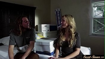 Preview 1 of Zendan Porn - Shy teenie banged and sprayed with cum