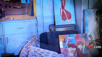 Preview 3 of Nis Branka - Widow Faces Peculiar Spiritual Reunion - August Skye,  Lola Pearl | MylfLove