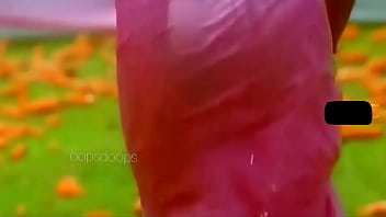 Preview 2 of Milf Naylon Feet And Fuck - Isha Gopikar wet saree panty visible wet butt