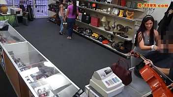 Preview 1 of Services Mom Japanese - Hot brunette babe drilled by pawn dude