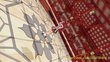 Preview 2 of Big Haas - noVR mmd marine dance 3d hololive