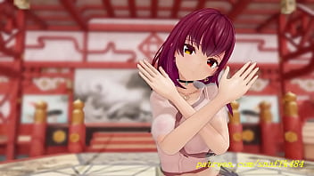 Preview 4 of Big Haas - noVR mmd marine dance 3d hololive