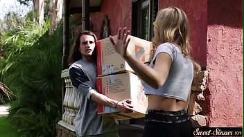 Preview 2 of Mudis Beach - Cockriding teen pussy banged outdoors