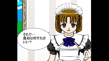 Preview 1 of High Heels Under Table - Hentai game - Sexy maid v15