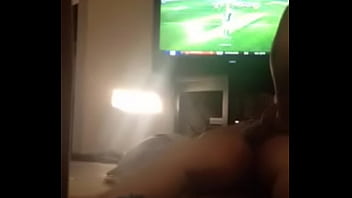 Preview 1 of Morning Wood Huge Tits - Mi prima hermana se viene montando mi verga. Making my orgasm.