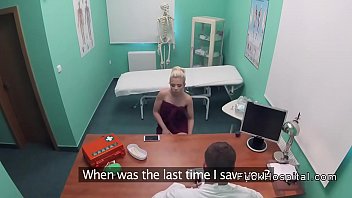 Preview 2 of Wife Lap Dance Friend - Doctor bangs blonde after shower