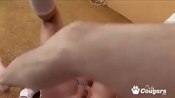 Preview 4 of Skinny Girl And Twobigdicks - Kate Takes Off Her Panties And Stuffs A Dick In Her Butt