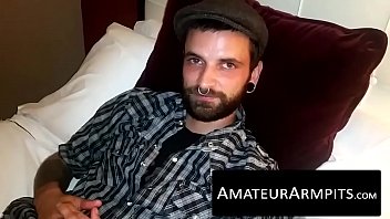 Preview 1 of Romantic Song Couple Love - Big dicked hairy dude loves jerking off his rock hard prick