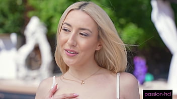 Preview 1 of Banladase X Vedo Com - Sweet Sophia Massages Big Cock Out By The Pool