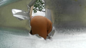Preview 1 of Pakistani Call Girl Nanga Dance - Mujer grabada en cabina al aire libre(LATINA BBW)