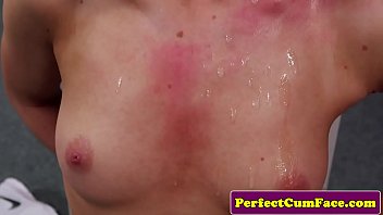 Preview 4 of Local Peer Mula Sex Vedio - Massaged beauty covered in in layers of cum