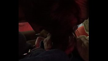 Preview 1 of Public Sasha Grey - sloppy bbc blowjob neighbors wife ( comment please)