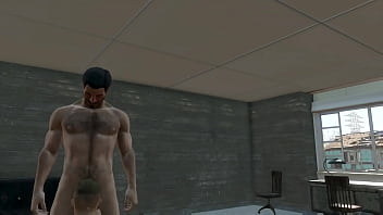 Preview 1 of Spy Upskirt Mom - Fallout - Sucking Paladin Danse Big Uncut Cock