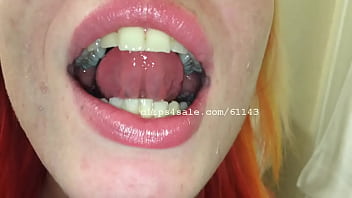 Preview 2 of Tarra White Dp - Mouth Fetish - Kristy&#039_s Mouth
