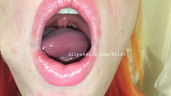 Preview 4 of Tarra White Dp - Mouth Fetish - Kristy&#039_s Mouth