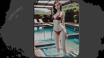 Preview 1 of Gang Bang Collection - Exploring Seraphina Snow: A Journey of Charm and Mystery - Part 2 | Ai-Generated | Waifu Models #004