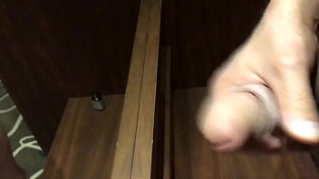 Preview 1 of Curvy Wife Sucking Big Dick - Cuming on mirror in hotel