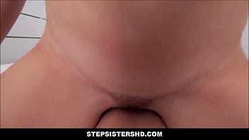 Preview 3 of Paola Ita - StepSistersHD - Petite Teen Stepsister Creamy Pussy While Stepbrother Fucks Her POV - Veronica Church,  Jay Rock