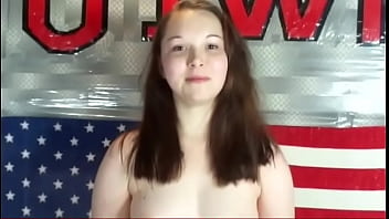 Preview 4 of Dbg Girl Sex Videos - king of intergender sports 18 yo vs man mixed belly match uiwp entertainment