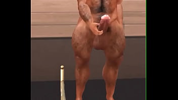 Preview 3 of Hsiry Sexfuck - massive hunk cam heyward gives fans a show