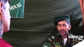 Preview 1 of 60 Yer Old Man Sex Video - Army Recruits Turned On By Their Sarges Authority