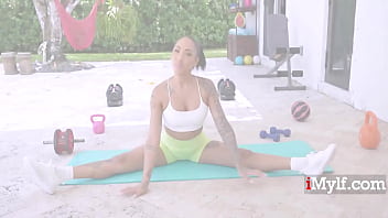 Preview 1 of Forclu Sex - Fitness and Felicity With Ebony Fitness Guru - Kona Jade,  Peter Green