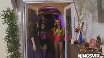 Preview 1 of Luci Lara - Anastasia Rose,  Cory Chase In Halloweeny