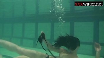 Preview 3 of Teen Party Fuck - Underwater erotics and gymnastics