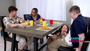 Preview 2 of Boles Sxx - MILFS Are Crazy About Eachothers Stepsons - Justine Jakobs,  Lilly Hall