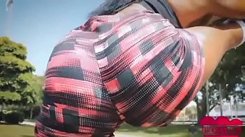 Preview 1 of Mali Africa - Curvy Ebony Rides White Cock After Workout