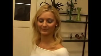 Preview 1 of Wwwbd Sex Video Com - Stunning blonde whore with perfect tits and ass gives camera man a blowjob
