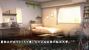 Preview 2 of Vedio Sex Japan - August Gap[trial ver](Machine translated subtitles)played by Silent V Ghost1/2