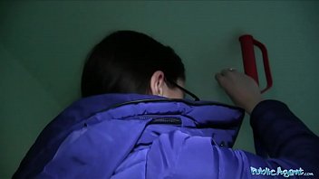 Preview 3 of Straight Cock - Public Agent Young Russian in Glasses Fucking a Big Cock