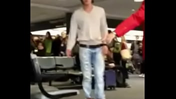 Preview 2 of Japanese Mom Son Wedding Part 1 - Actor Bronson Pelletier d. peeing in airport