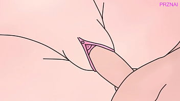Preview 1 of Russian Family Nudist Camp - Nami happened to meet three people and had sex together(One Piece)