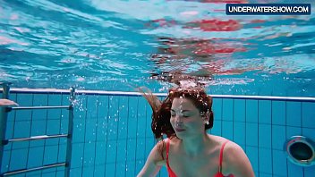 Preview 2 of Advantage On Sister - Three hot horny girls swim together