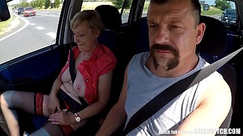 Preview 2 of Teen Anal Shiejob - Mirek Takes Mature Busty Whore on Public