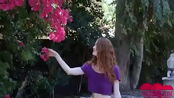 Preview 1 of Slims Anal - Abbey Rain in Natural Red Haired Beauty