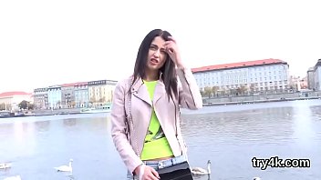 Preview 2 of Jav Vixen Classic - Elegant cutie sucks cock in pov and gets spread snatch screwed