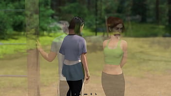 Preview 2 of Small Tits Pubic Hair Brown Skin - Summer Heat - Part 14 Sexting With Strangers By LoveSkySan69