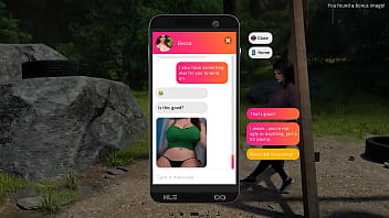 Preview 4 of Small Tits Pubic Hair Brown Skin - Summer Heat - Part 14 Sexting With Strangers By LoveSkySan69