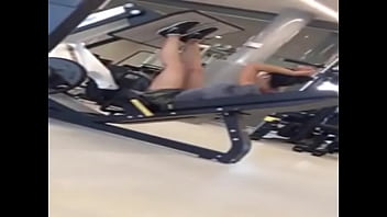Preview 2 of Big Boof Porn - young gril at fitness with sweaty armpit