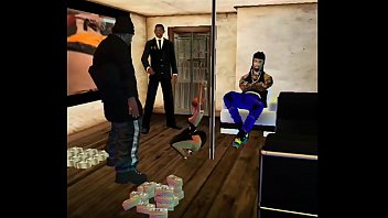 Preview 1 of Invisible Rep - Fucking big booty creami in the trap while homies watching