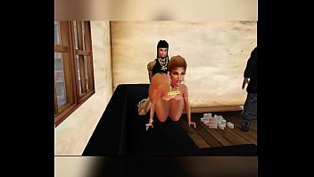 Preview 4 of Invisible Rep - Fucking big booty creami in the trap while homies watching