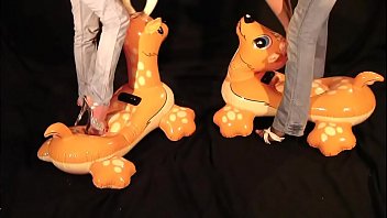 Preview 1 of What Puppies - BalloonFetishLoonerAlissainflatables18AlissaandGiaHHstompingonLILDEER@Kaoth