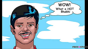Preview 1 of One Girl 3 Men - Savita Bhabhi Episode 1 - Bra Salesman - Indian Adult Comics