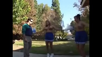 Preview 1 of Nude Pornbebe - Cheerleader Angel Eyes cheers on cock